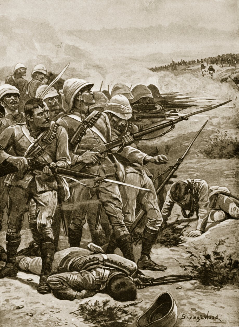 A praça em Abu Kru, 19 de janeiro de 1885 de Stanley L. Wood