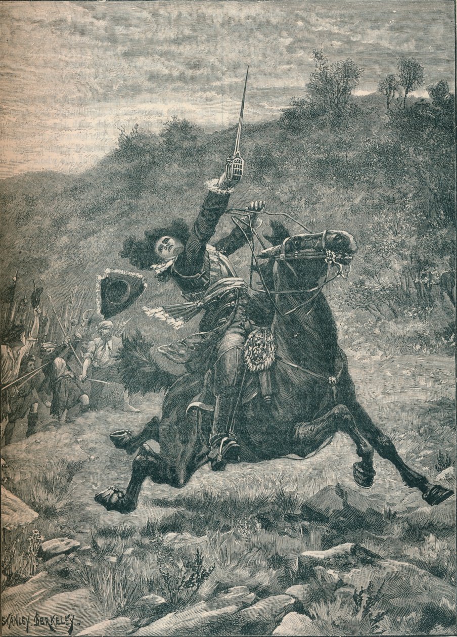Última acusação do visconde Dundee na batalha de Killiecrankie, Escócia, 1689 1905 de Stanley Berkeley