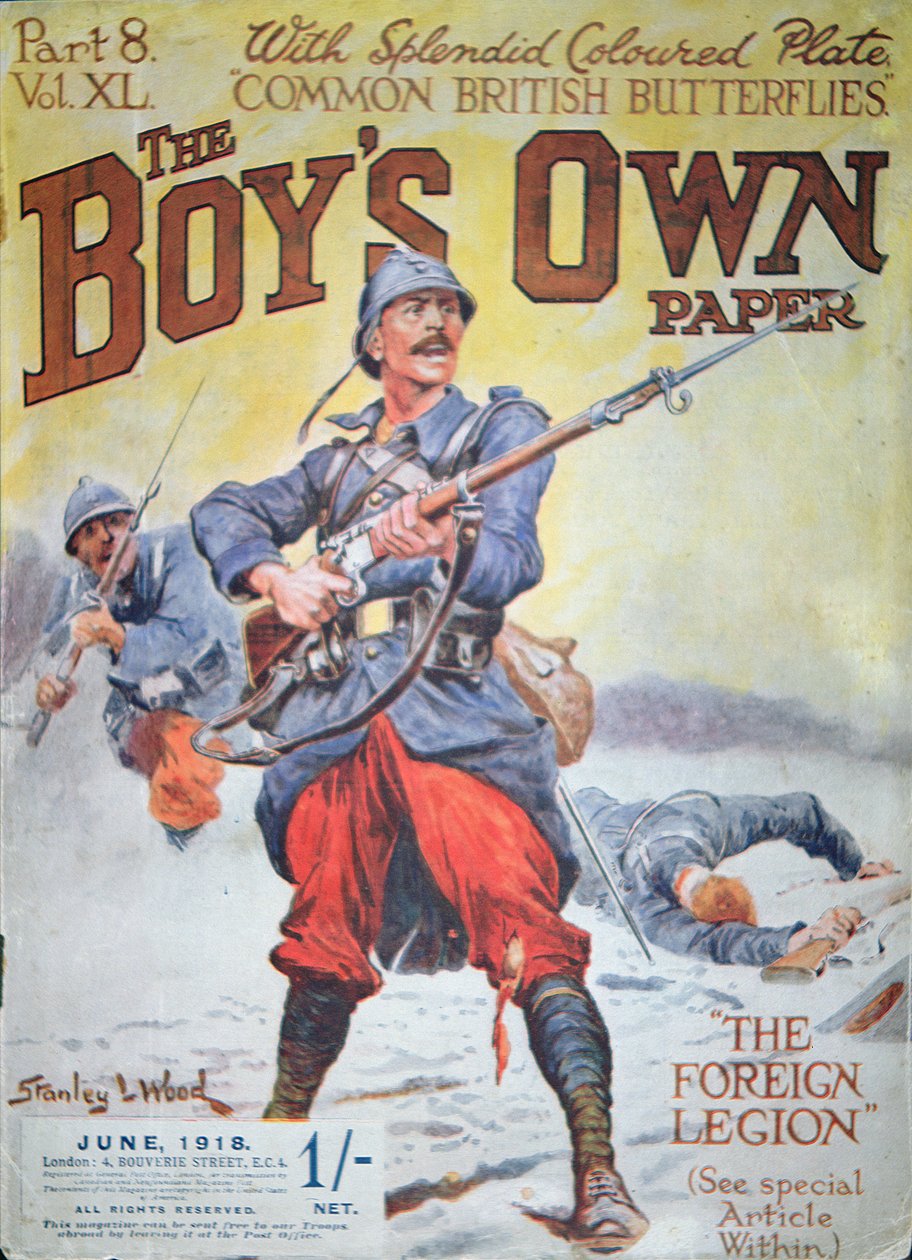 Legião Estrangeira Francesa na Primeira Guerra Mundial, capa do The Boy
