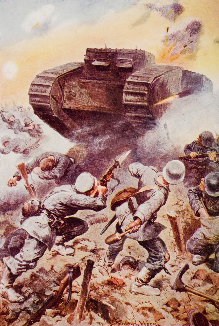 Tanks in Action, ilustração de 