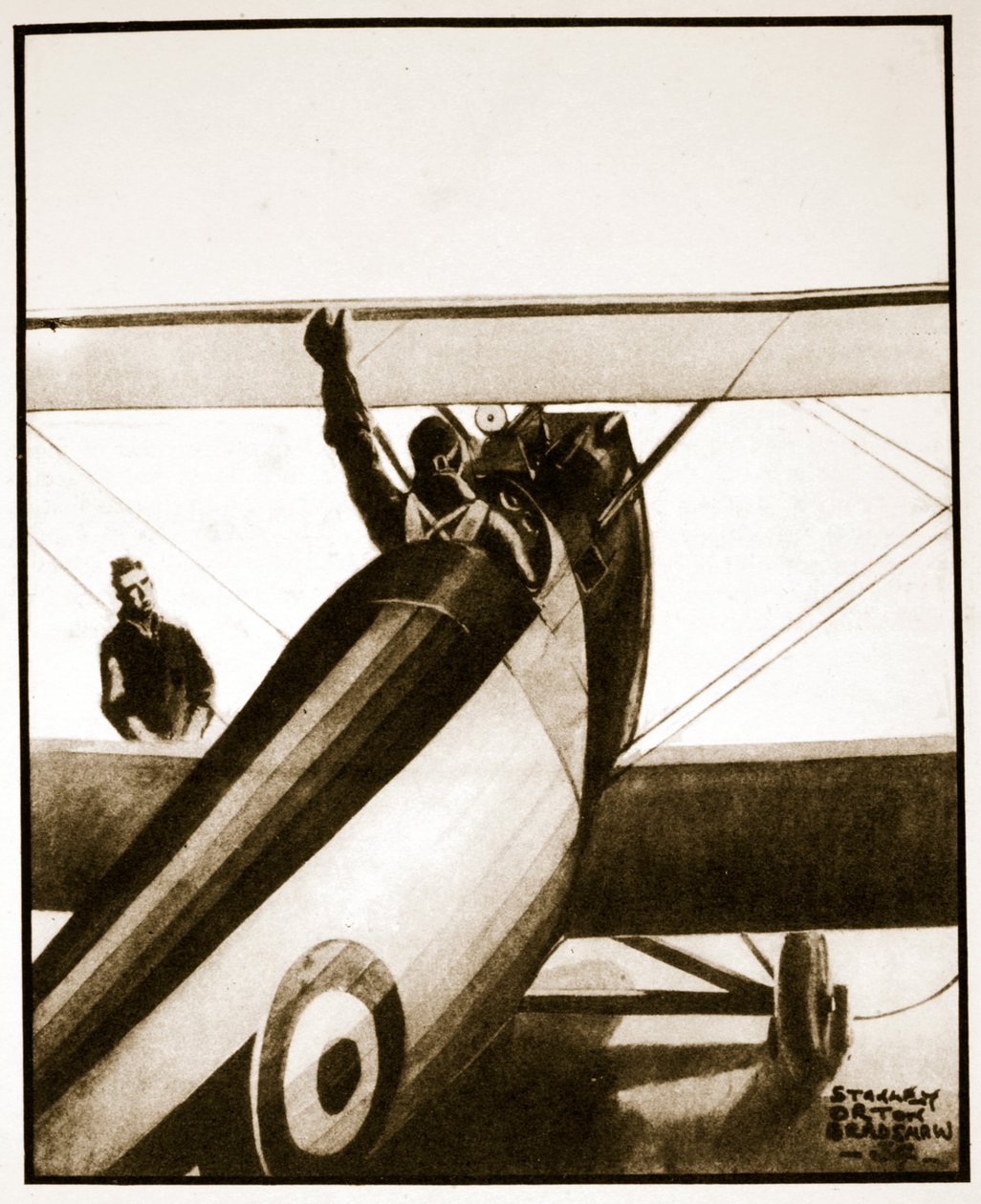 Chocks away, ilustração de 