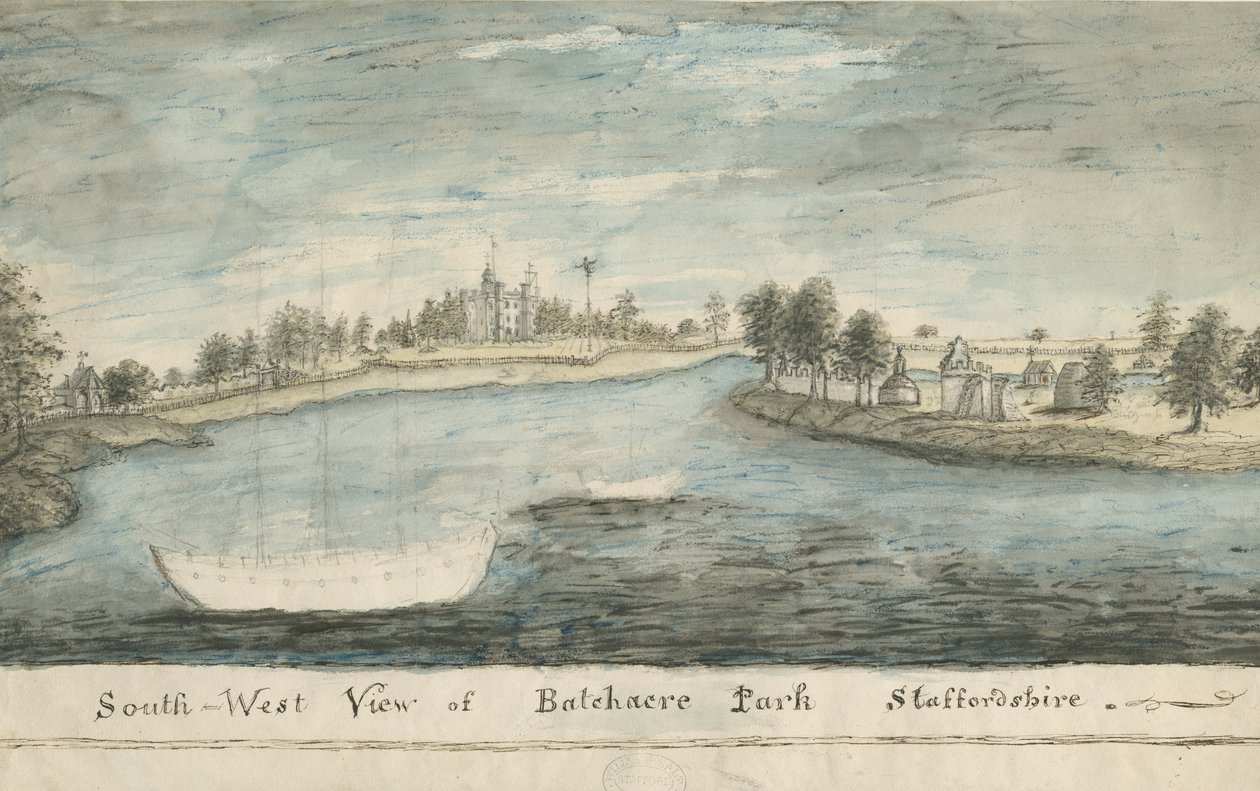 Batchacre Park: desenho colorido, sd [ 19 cent] de Stebbing Shaw