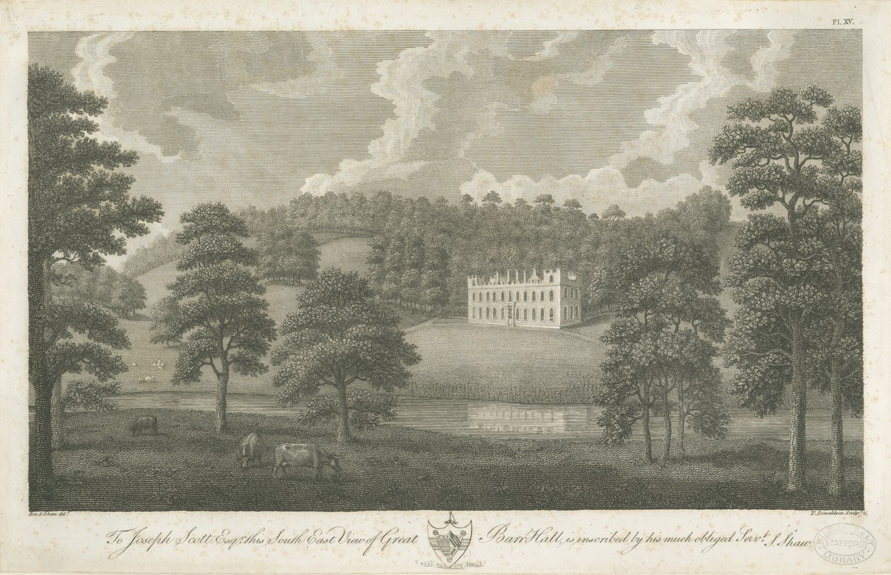 Grande Salão Barr: gravura, nd [1762-1802] de Stebbing Shaw