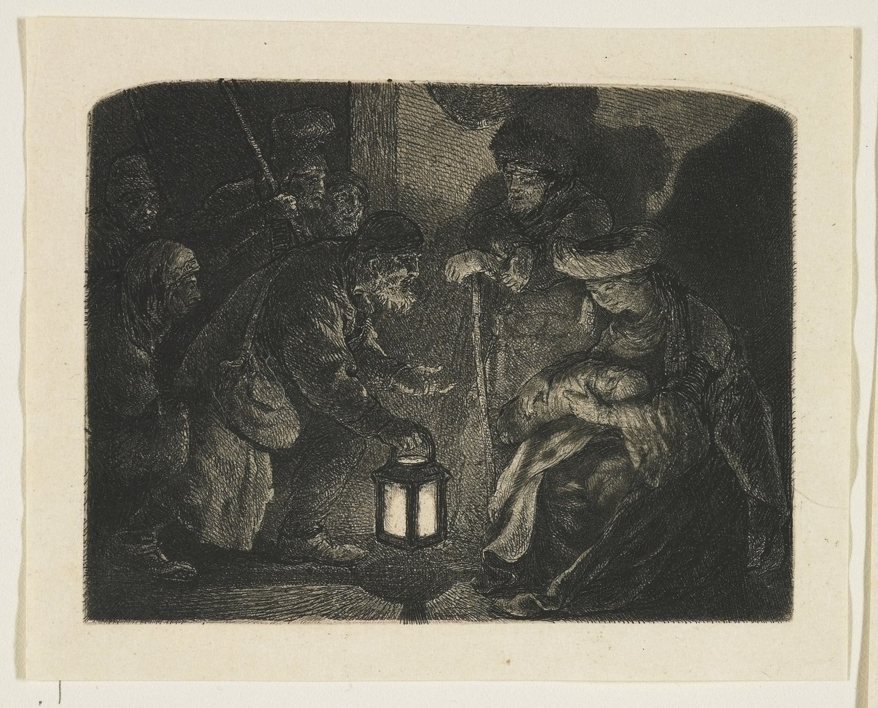 Adoração dos Pastores de Stefan Juliusz Norblin de la Gourdaine