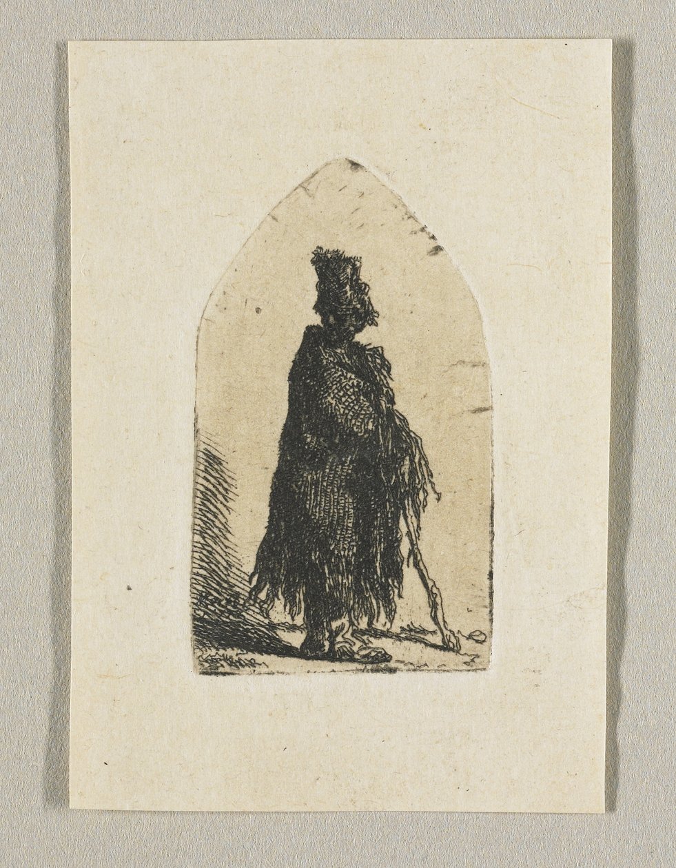 Sheperd com um bastão de Stefan Juliusz Norblin de la Gourdaine