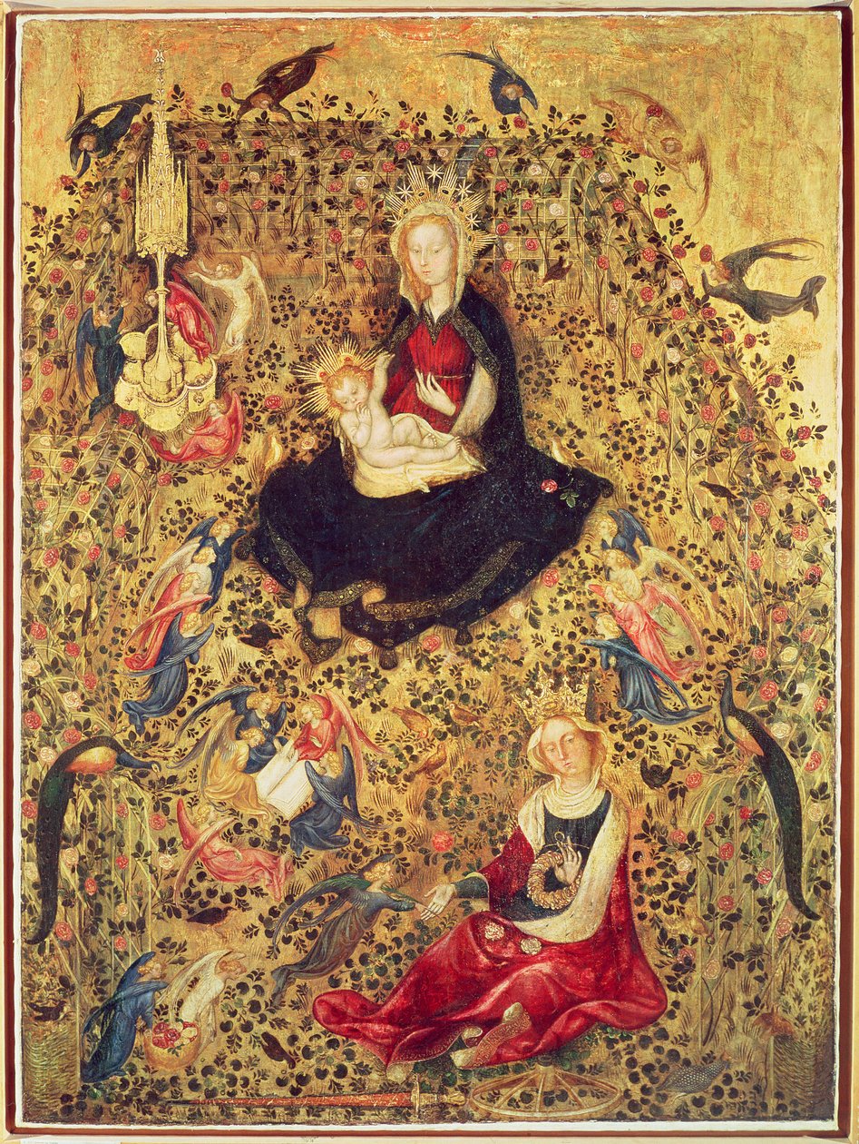 Madonna com um Rose Bush de Stefano di Giovanni da Verona