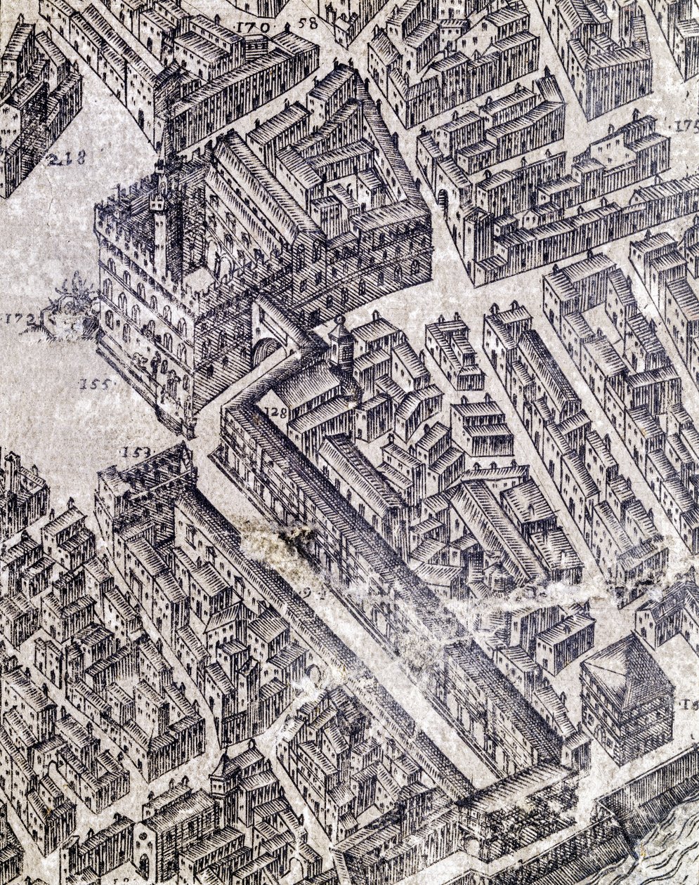 Mapa de Florença de Stefano Buonsignori