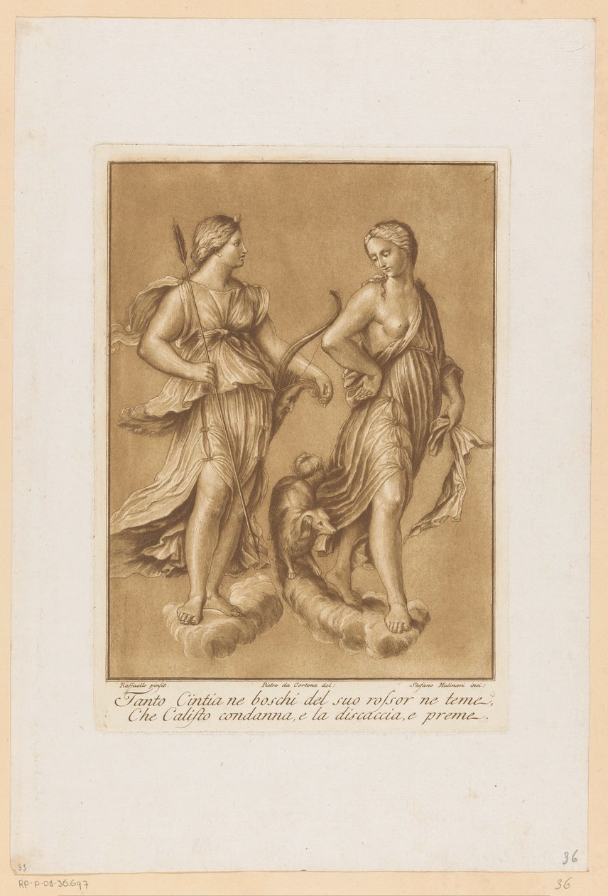 Diana e Callisto
Quadros de tecto da Loggia di Galatea na Villa Farnesina em Roma (título da série) de Stefano Mulinari