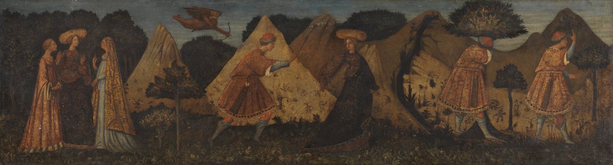 Apolo e Daphne, c.1430 de Stefano dAntonio di Vanni