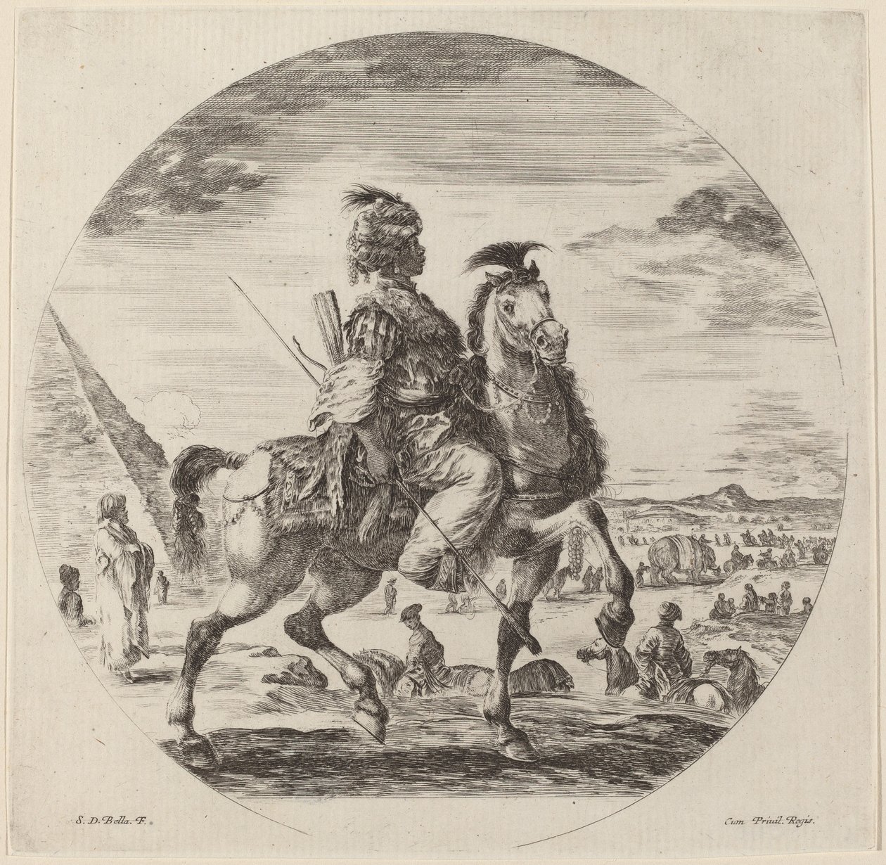 Um Cavaleiro Negro de Stefano della Bella
