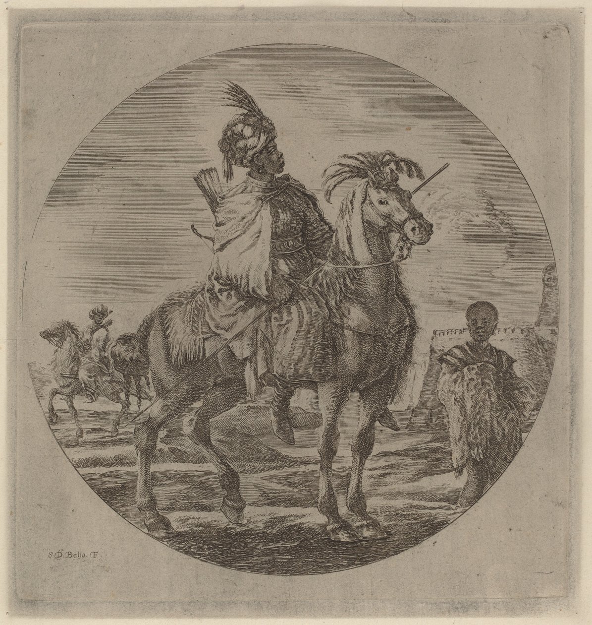 Um Cavaleiro Negro de Stefano della Bella