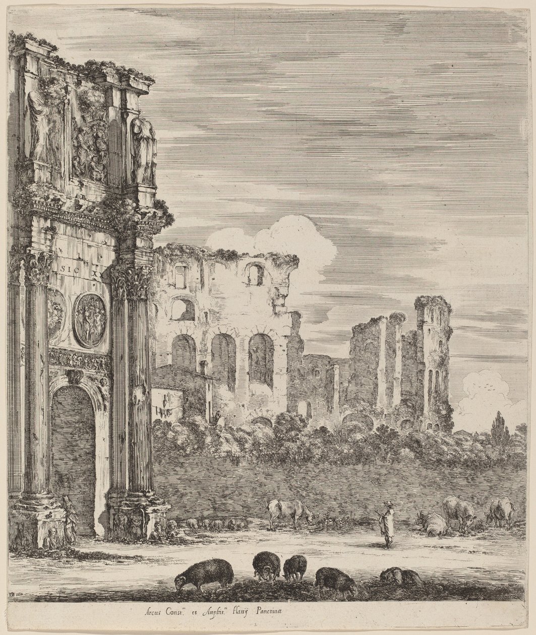 paisagem de Stefano della Bella