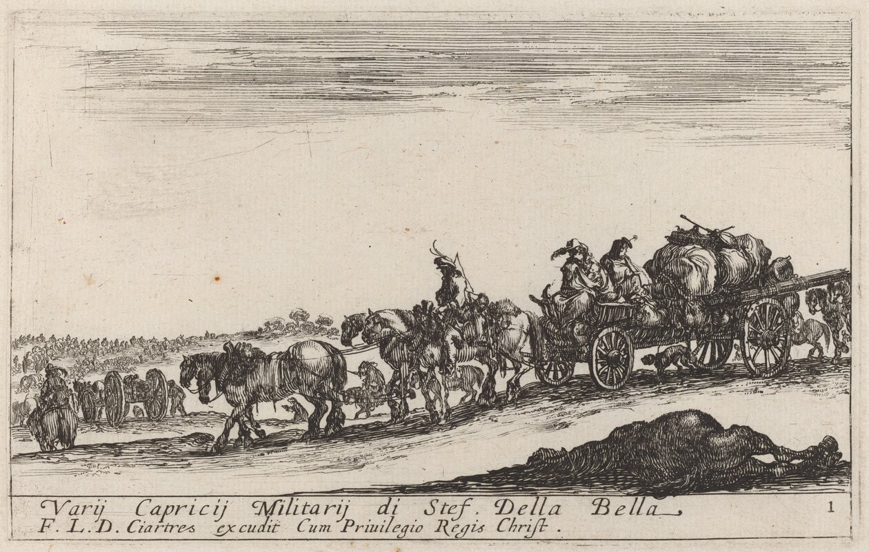 paisagem de Stefano della Bella