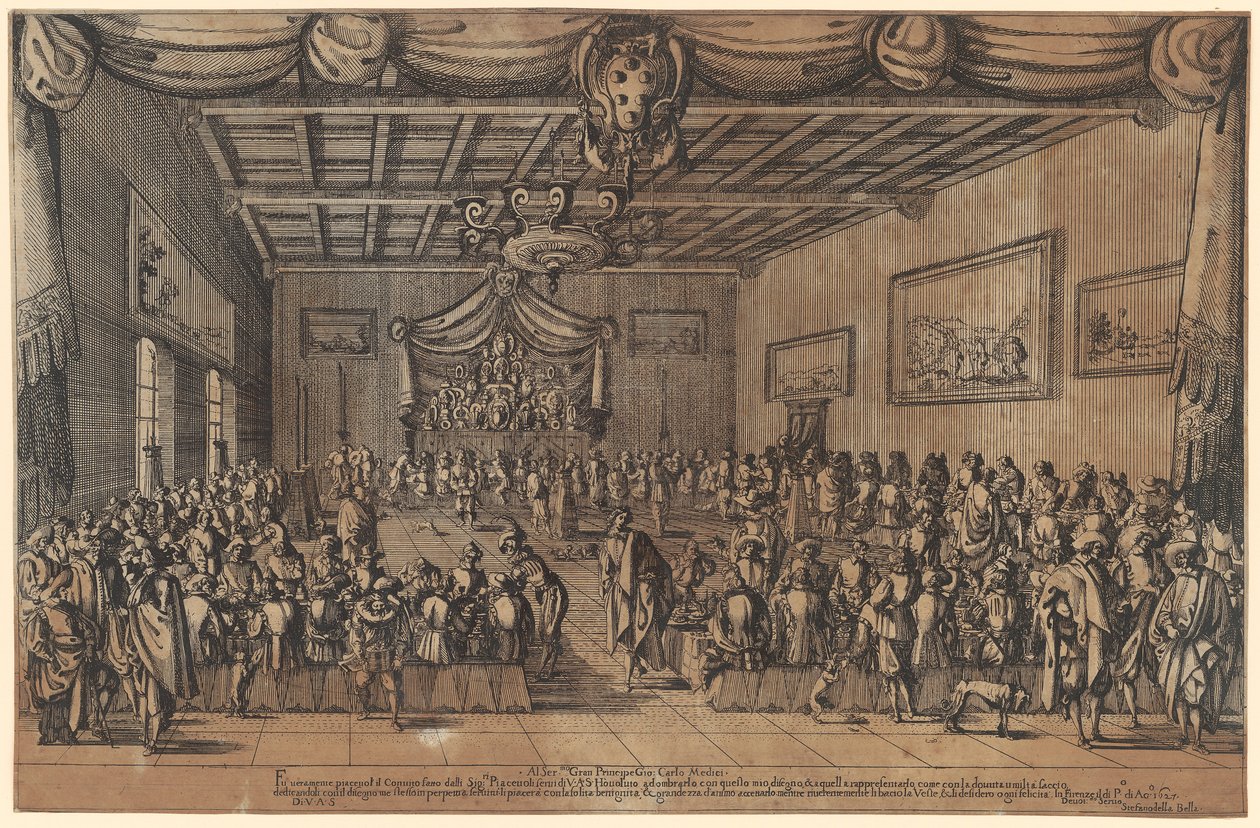 Banquete dos Agradáveis de Stefano della Bella