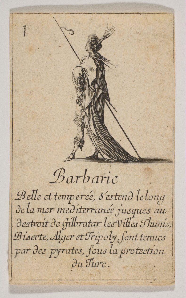 Barbary, 1644. de Stefano della Bella