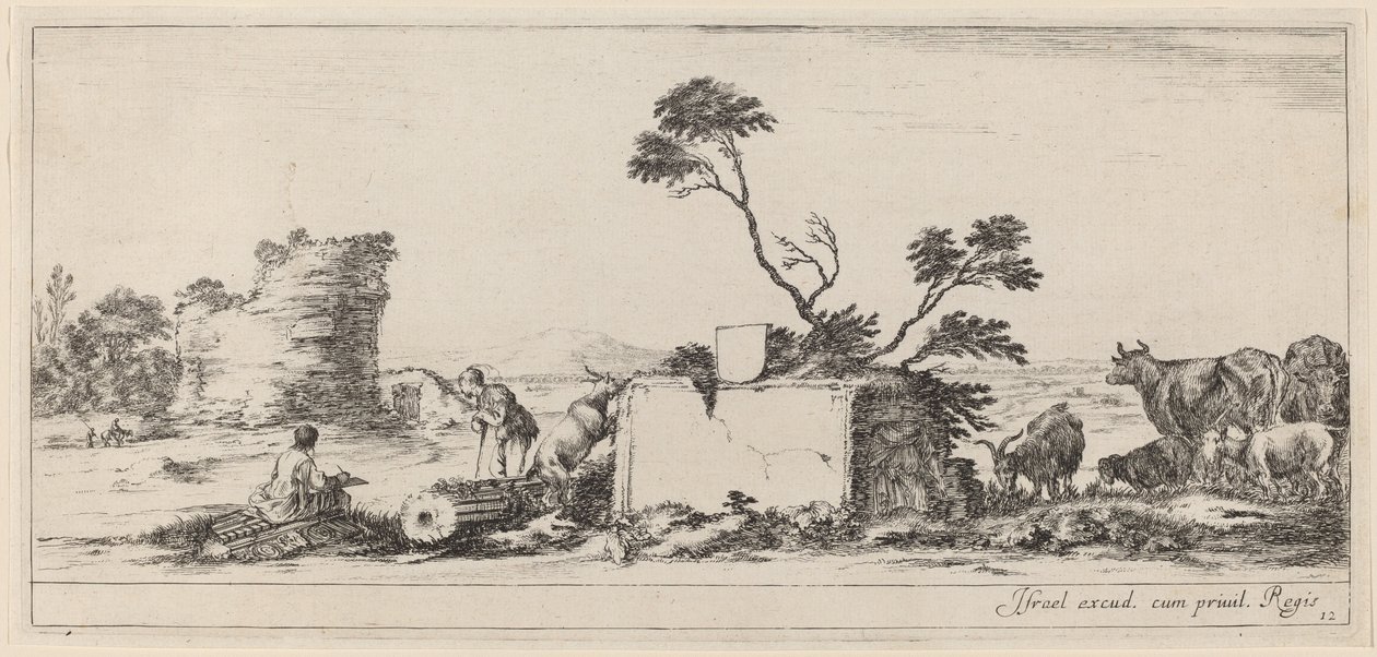 paisagem de Stefano della Bella