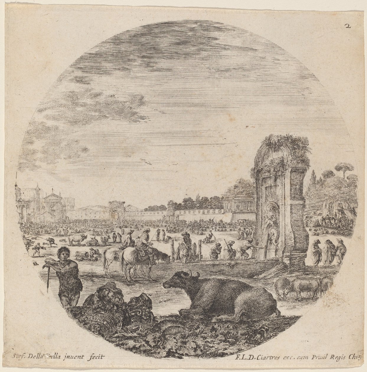 Campo Vaccino de Stefano della Bella