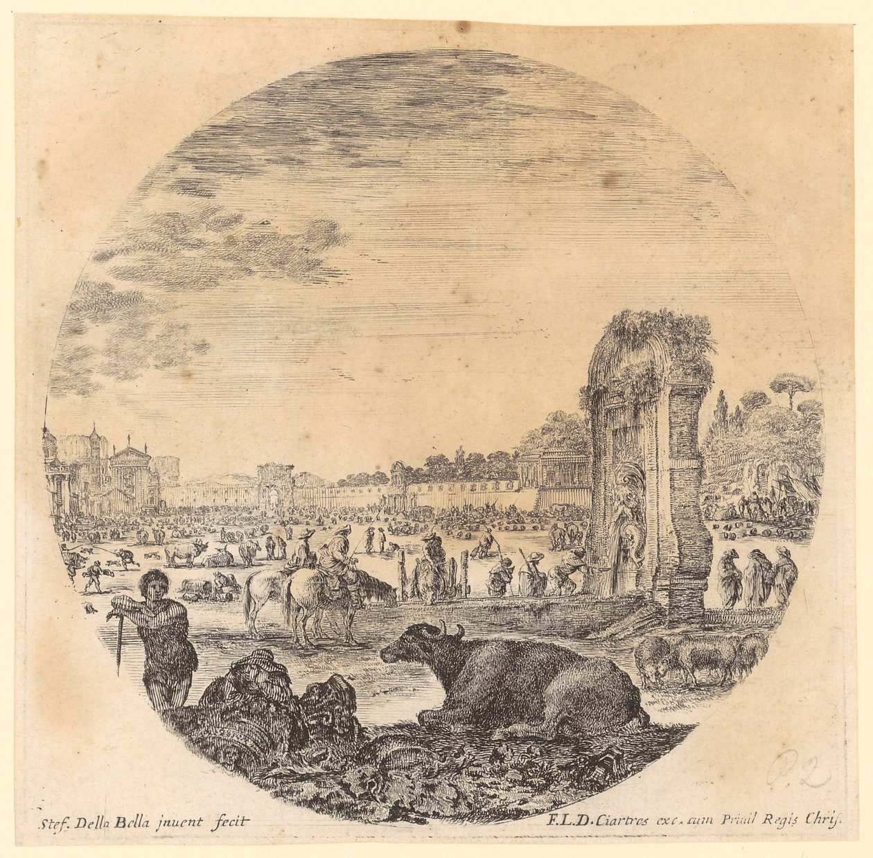 Campo Vaccino de Stefano della Bella