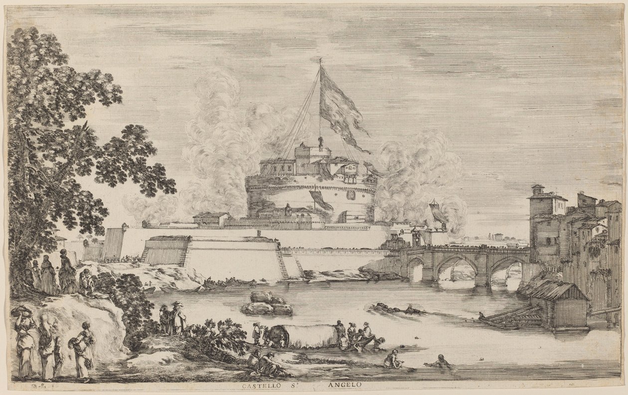 paisagem de Stefano della Bella