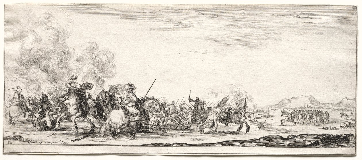 Cavalaria Skirmish. de Stefano della Bella