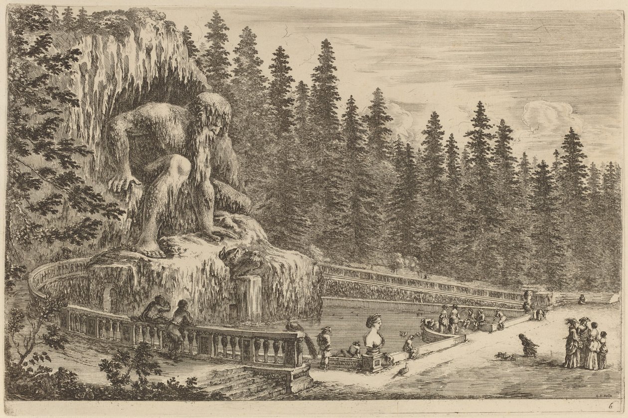 Estátua Colossal dos Apeninos de Stefano della Bella