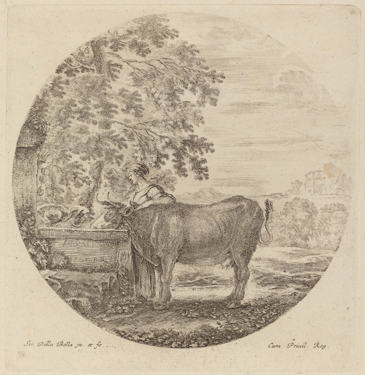 paisagem de Stefano della Bella