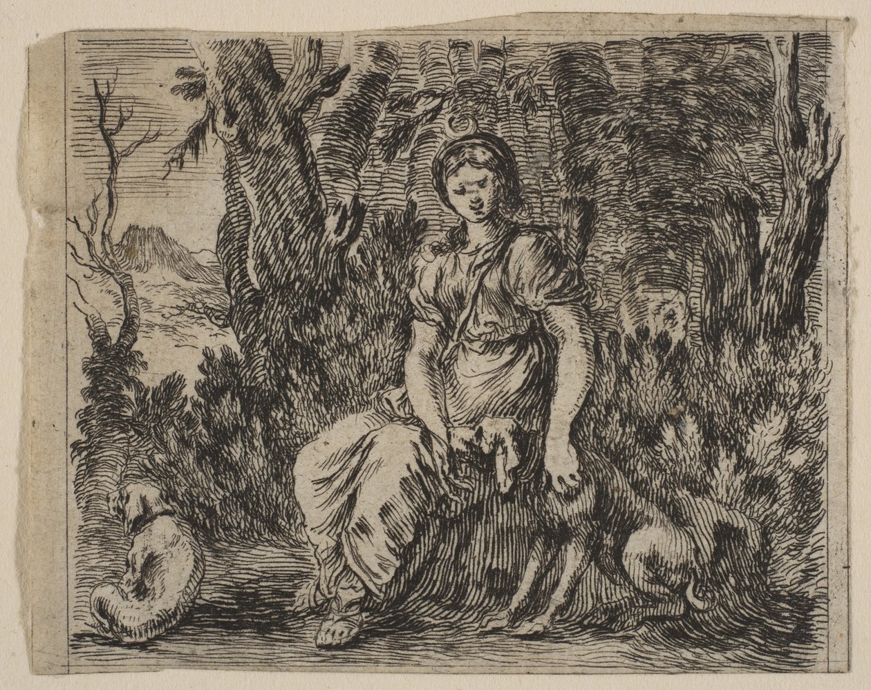 Diana, de Game of Mythology Game of Mythology, 1644. de Stefano della Bella