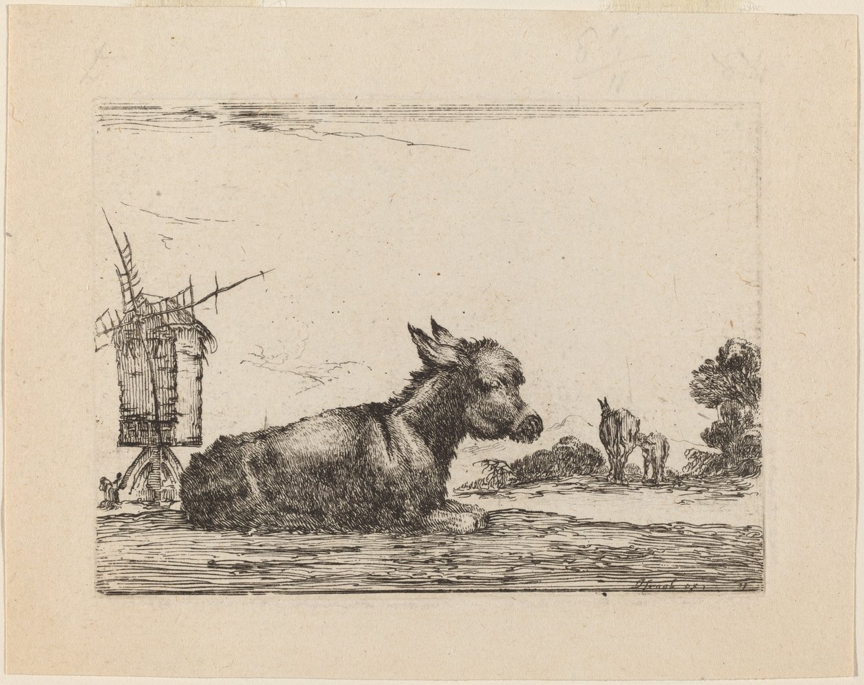 paisagem de Stefano della Bella