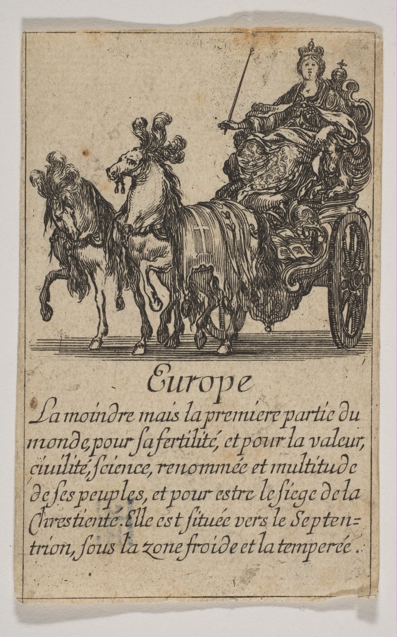 Europa, 1644. de Stefano della Bella