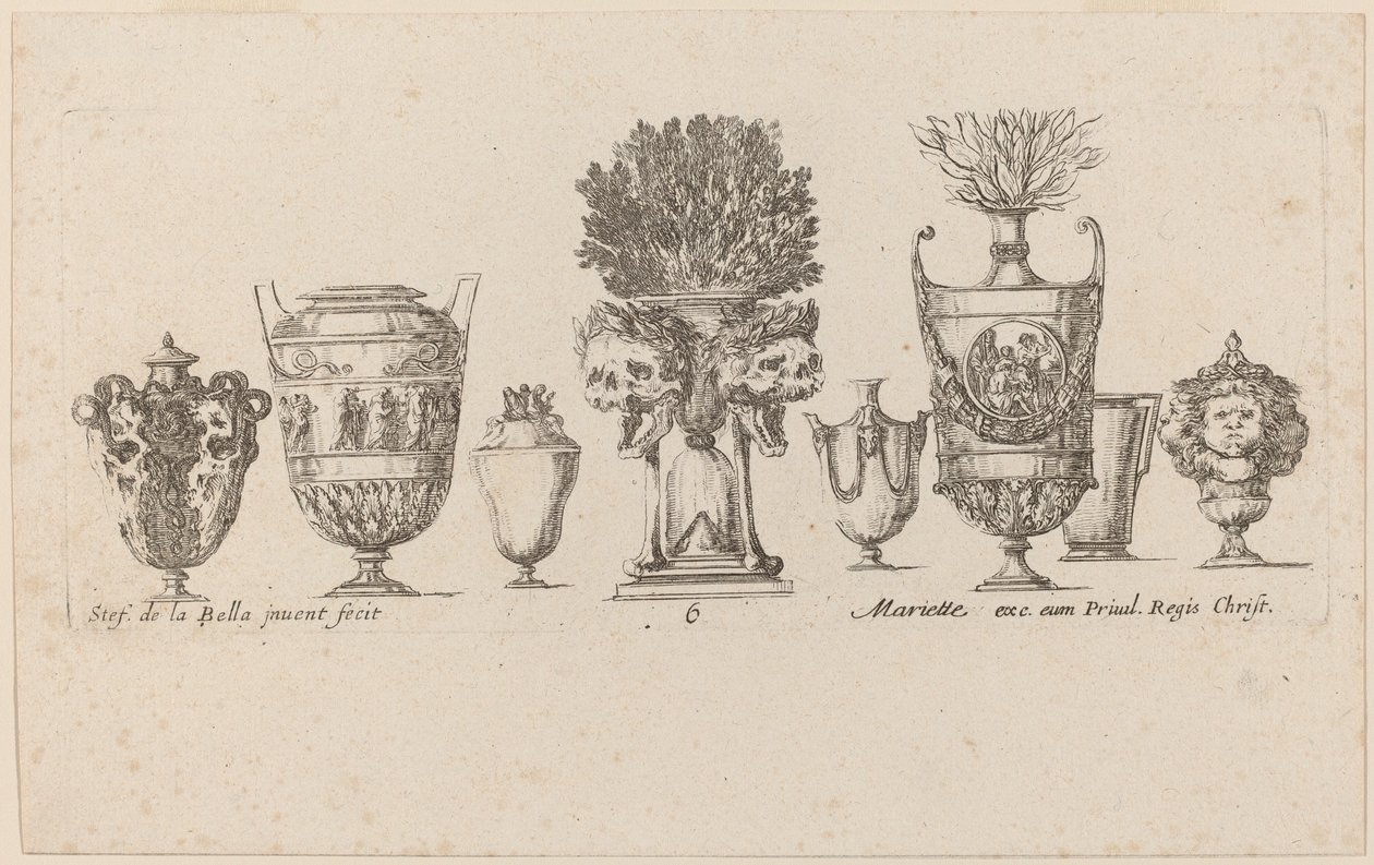 Vasos Fantásticos de Stefano della Bella