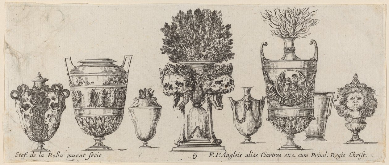 Vasos Fantásticos de Stefano della Bella