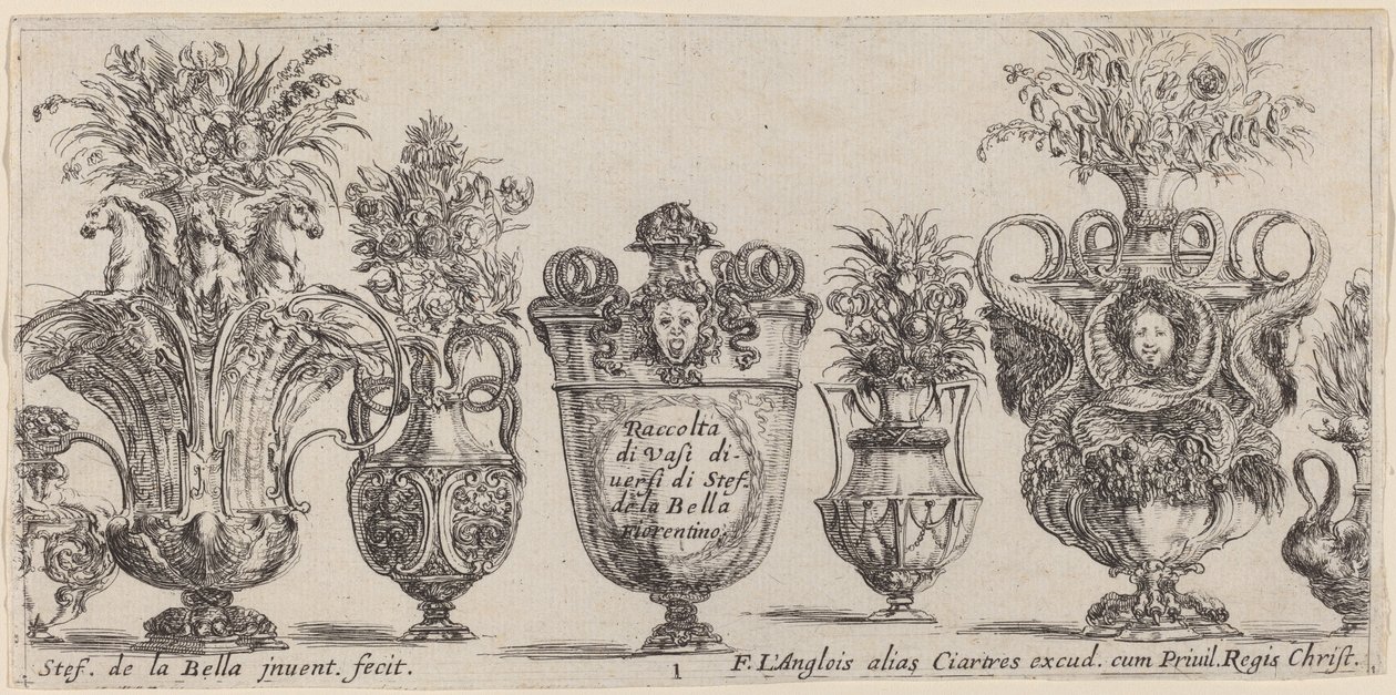 Vasos Fantásticos de Stefano della Bella