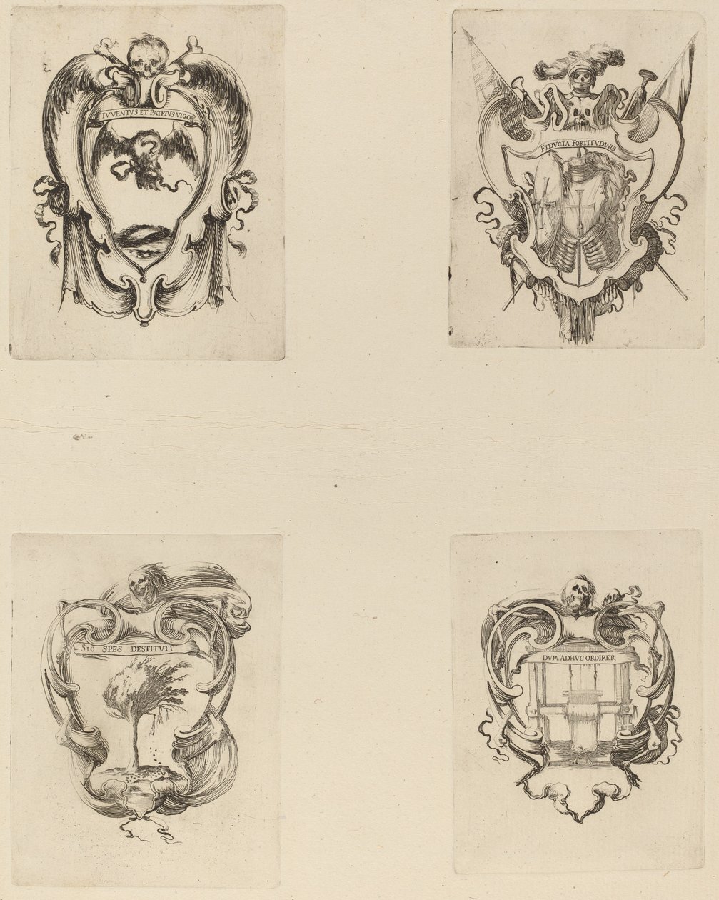 Four Emblems for the Funeral of Prince Francesco de Medici de Stefano della Bella
