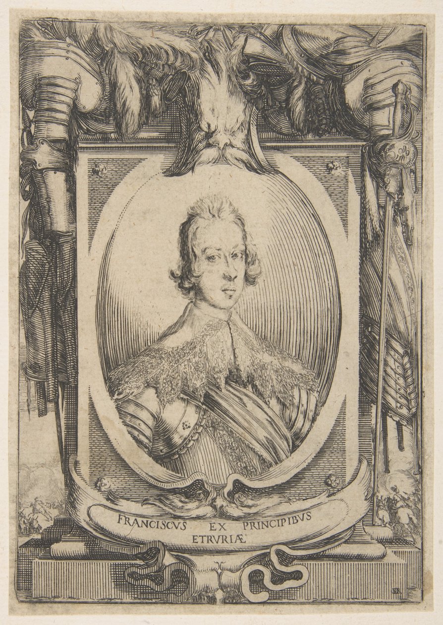 Francesco de Medici, príncipe da Toscana, ca. 1634 de Stefano della Bella