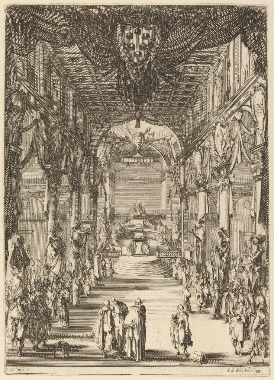 Funeral do Príncipe Francesco de Medici de Stefano della Bella