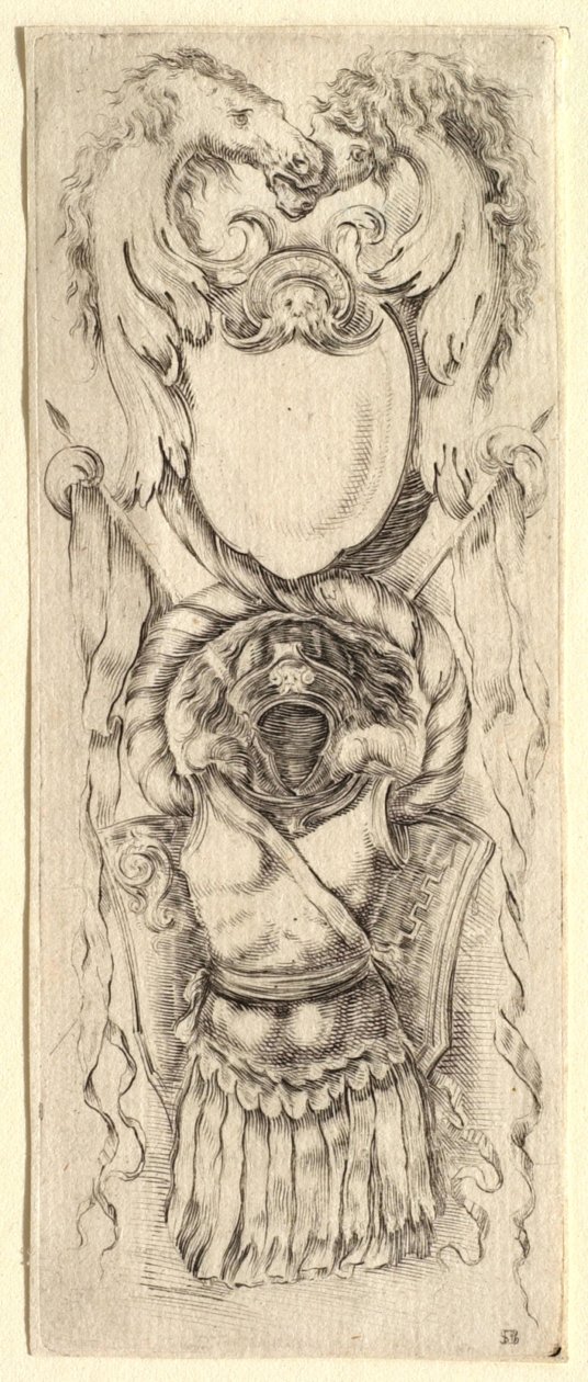 Cavalos e armaduras de Stefano della Bella