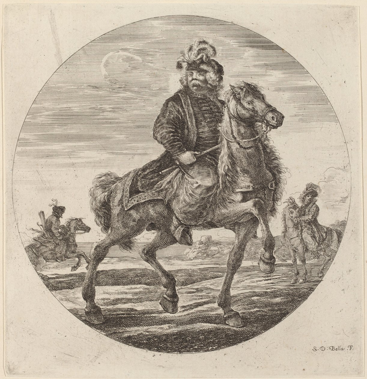 paisagem de Stefano della Bella
