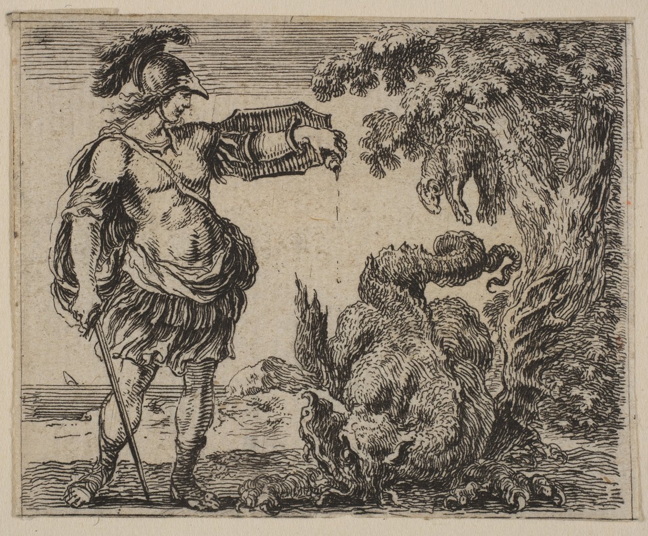 Jason, de Game of Mythology Jogo de Mitologia, 1644. de Stefano della Bella