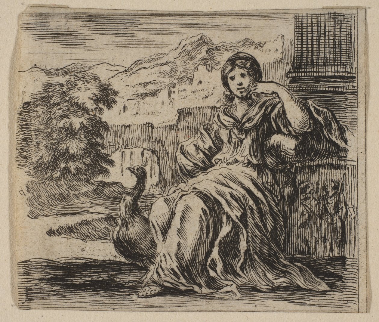 Juno, de Game of Mythology Jogo de Mitologia, 1644. de Stefano della Bella