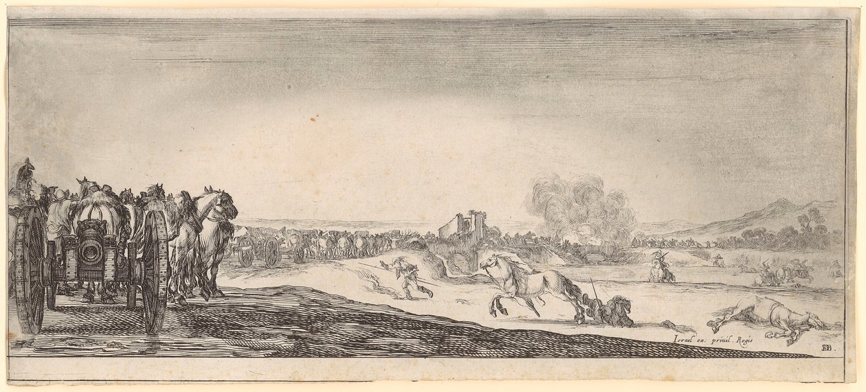 Pelotão de cavalaria de Stefano della Bella