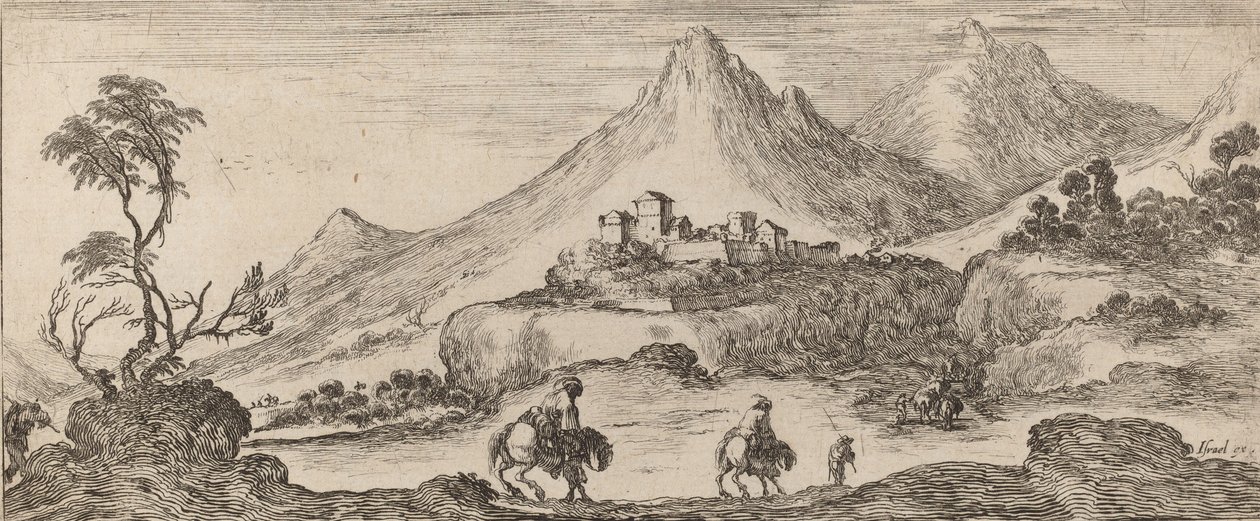 paisagem de Stefano della Bella