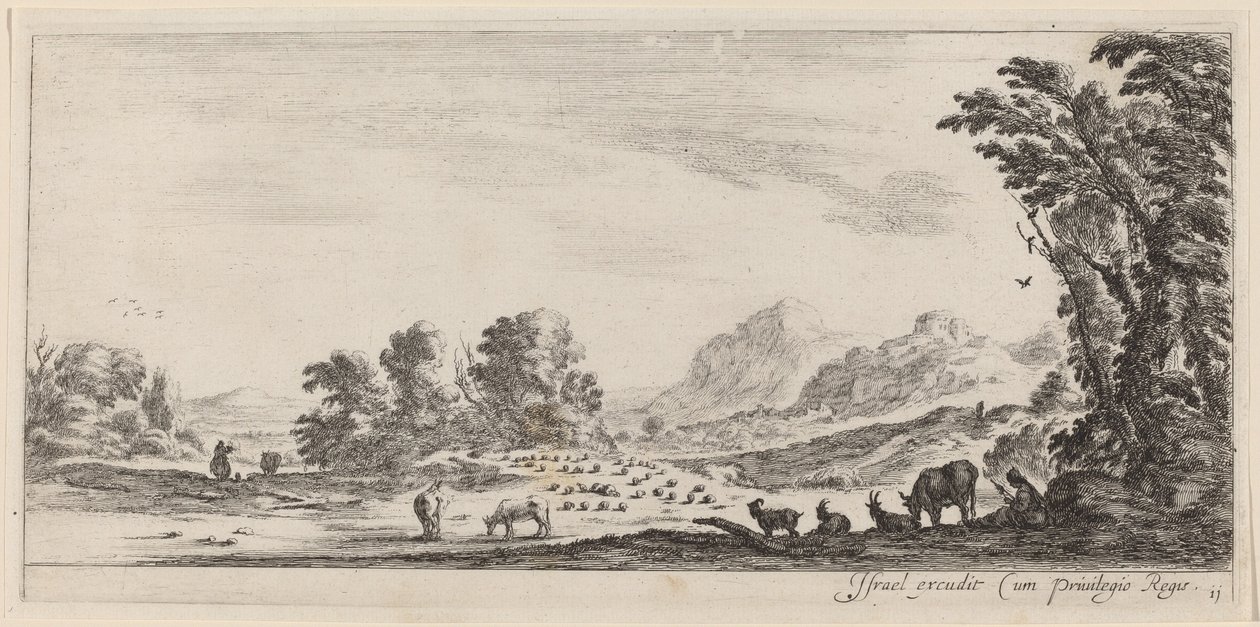 paisagem de Stefano della Bella