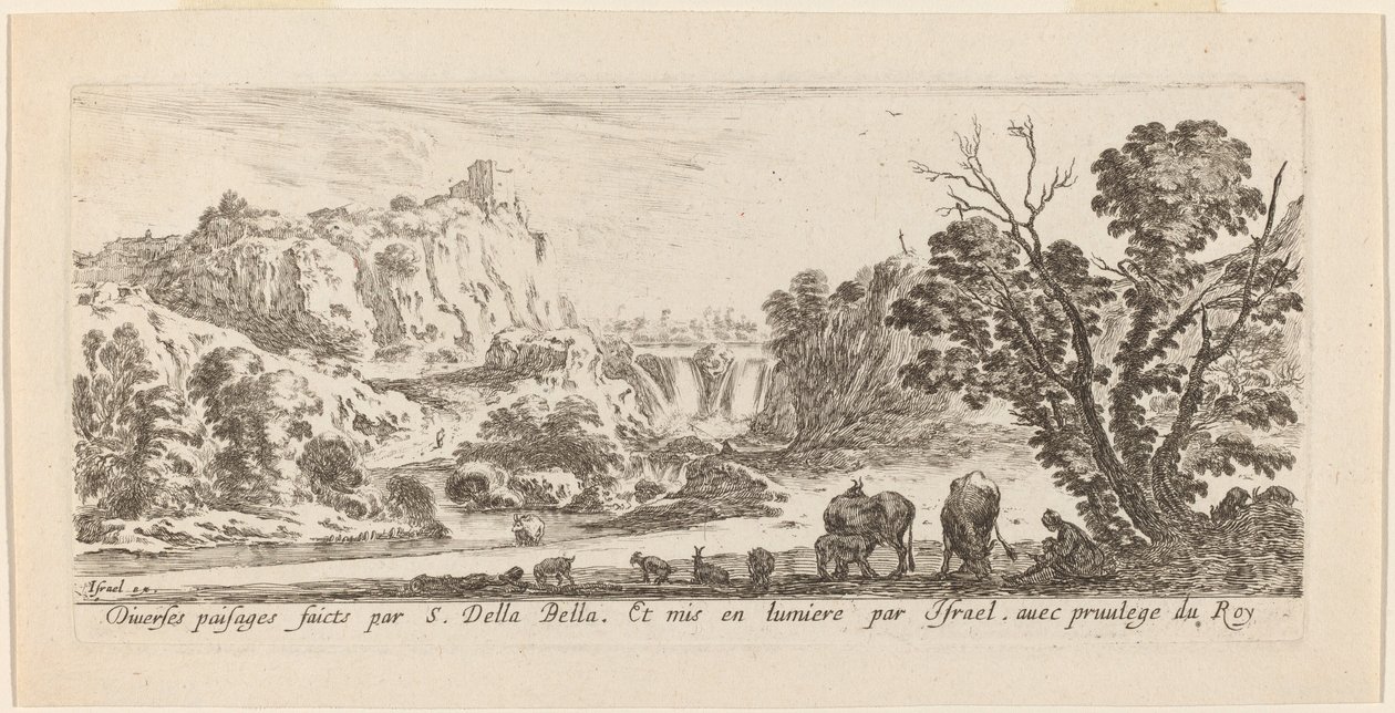 paisagem de Stefano della Bella