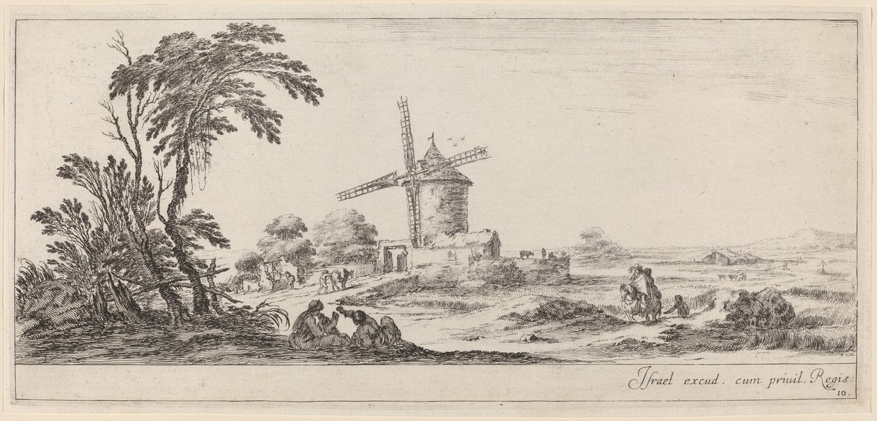 paisagem de Stefano della Bella