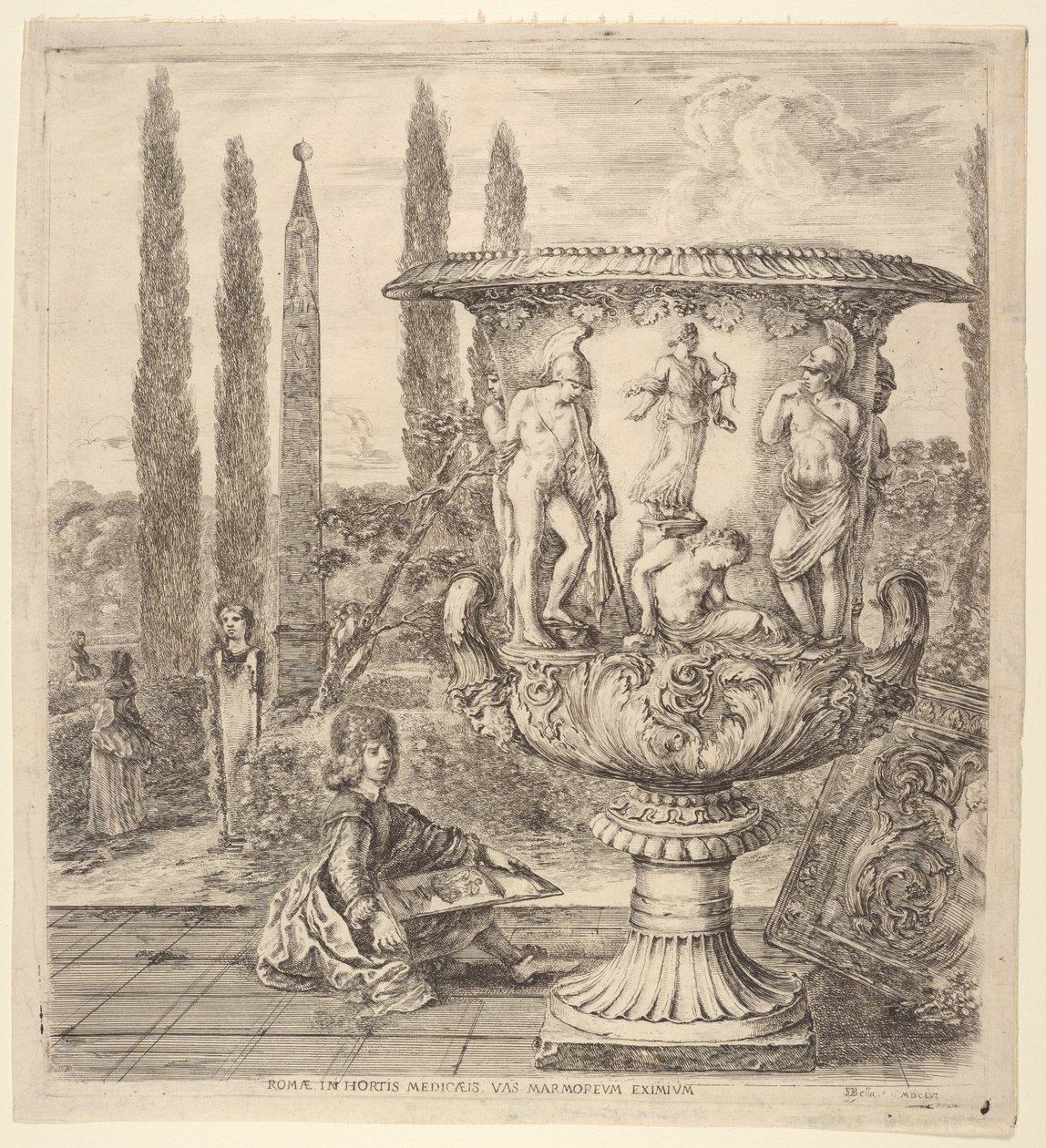 Le vase de Medicis de Stefano della Bella