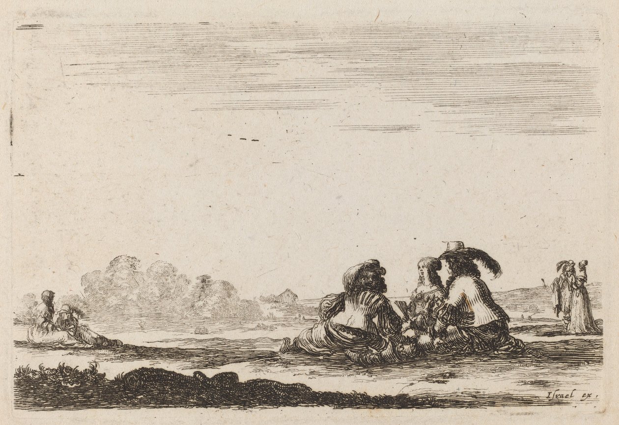 paisagem de Stefano della Bella