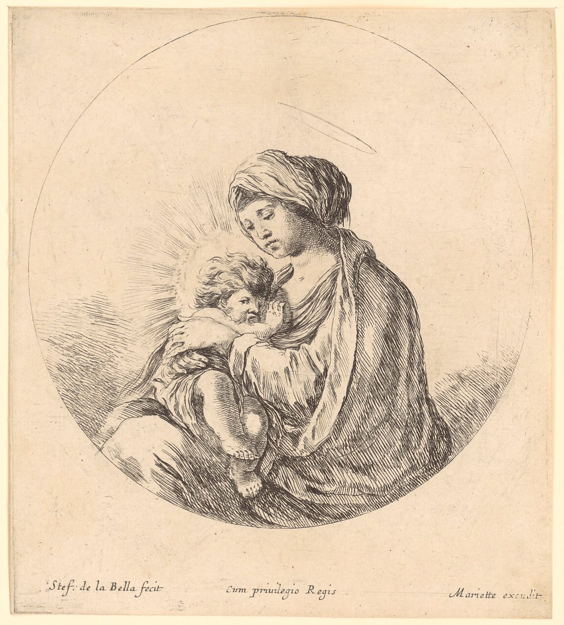 Maria com o Menino de Stefano della Bella