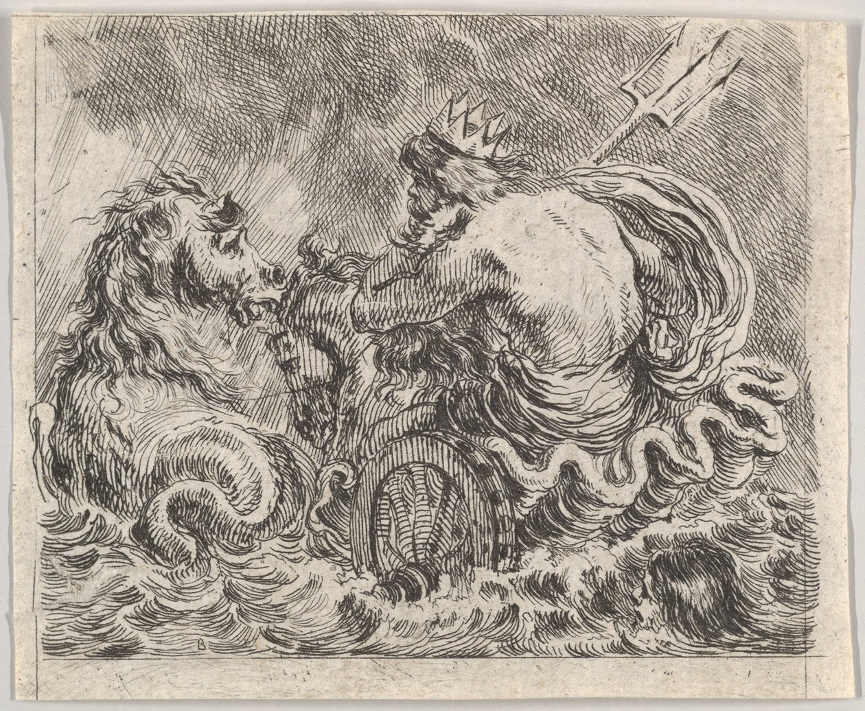 Netuno, de Game of Mythology Game of Mythology, 1644. de Stefano della Bella
