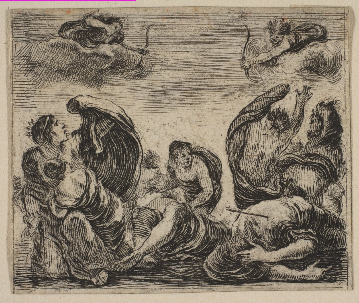 Niobe, de Game of Mythology Game of Mythology, 1644. de Stefano della Bella