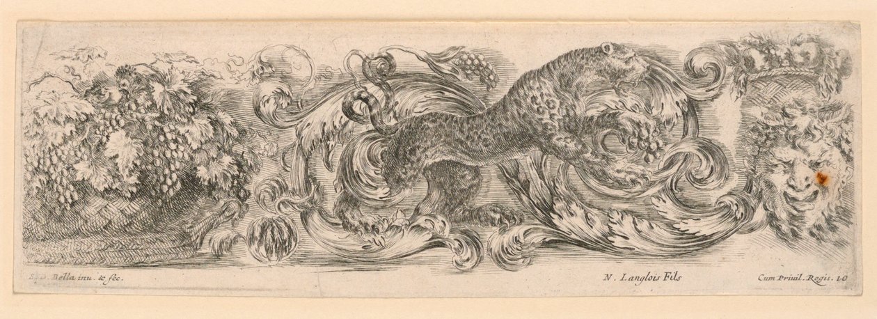 Ornamenti di fregi e fogliami de Stefano della Bella